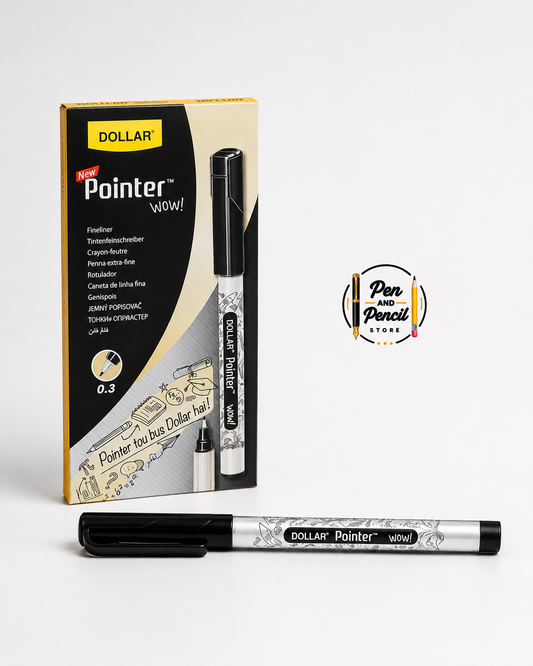 Dollar Pointer WOW! Fineliner Pen 0.3mm – Ultra Fine Precision Writing