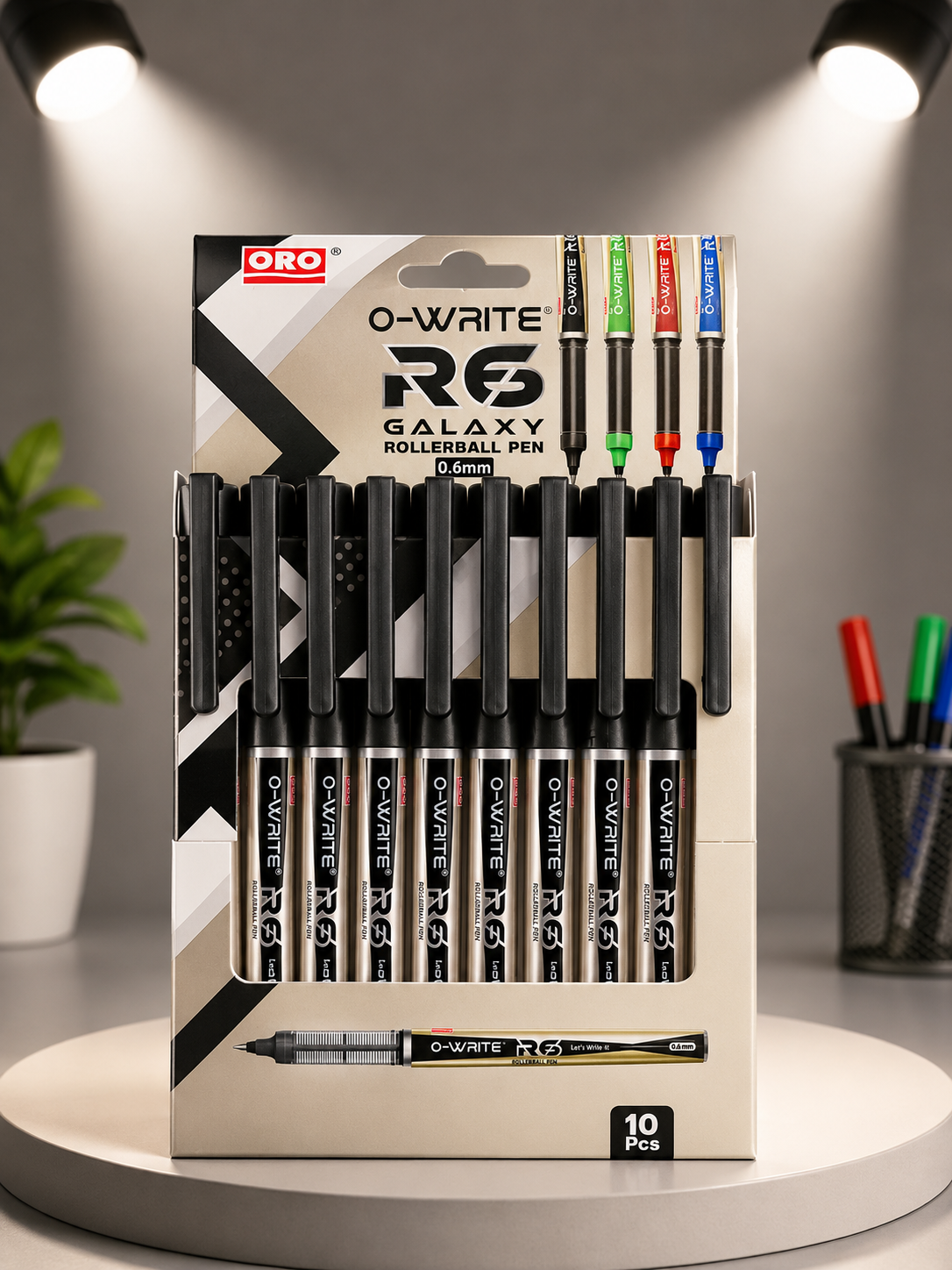 ORO O-WRITE RG Galaxy Rollerball Pen 0.6mm – Smooth & Professional Writing