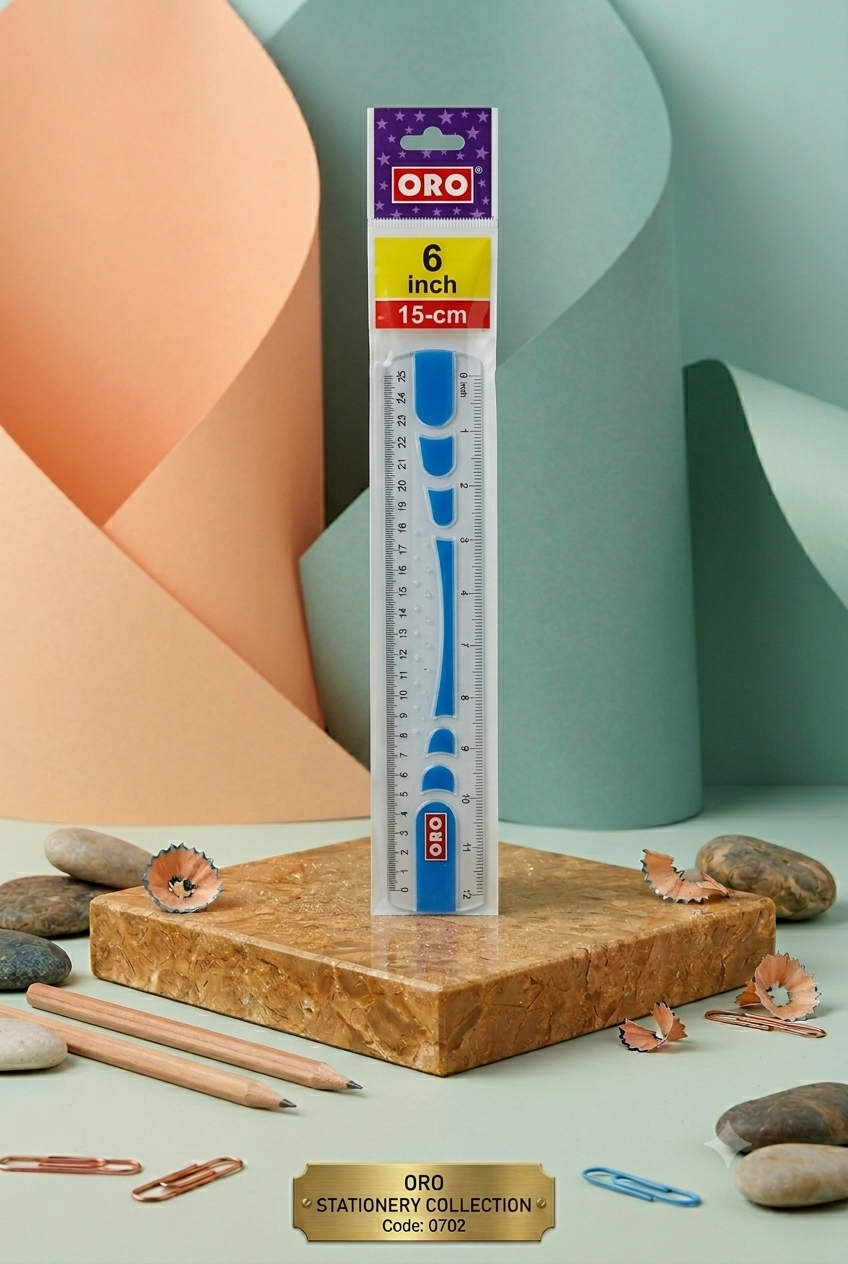 ORO Ruler 15cm / 6 inch - 1 Piece