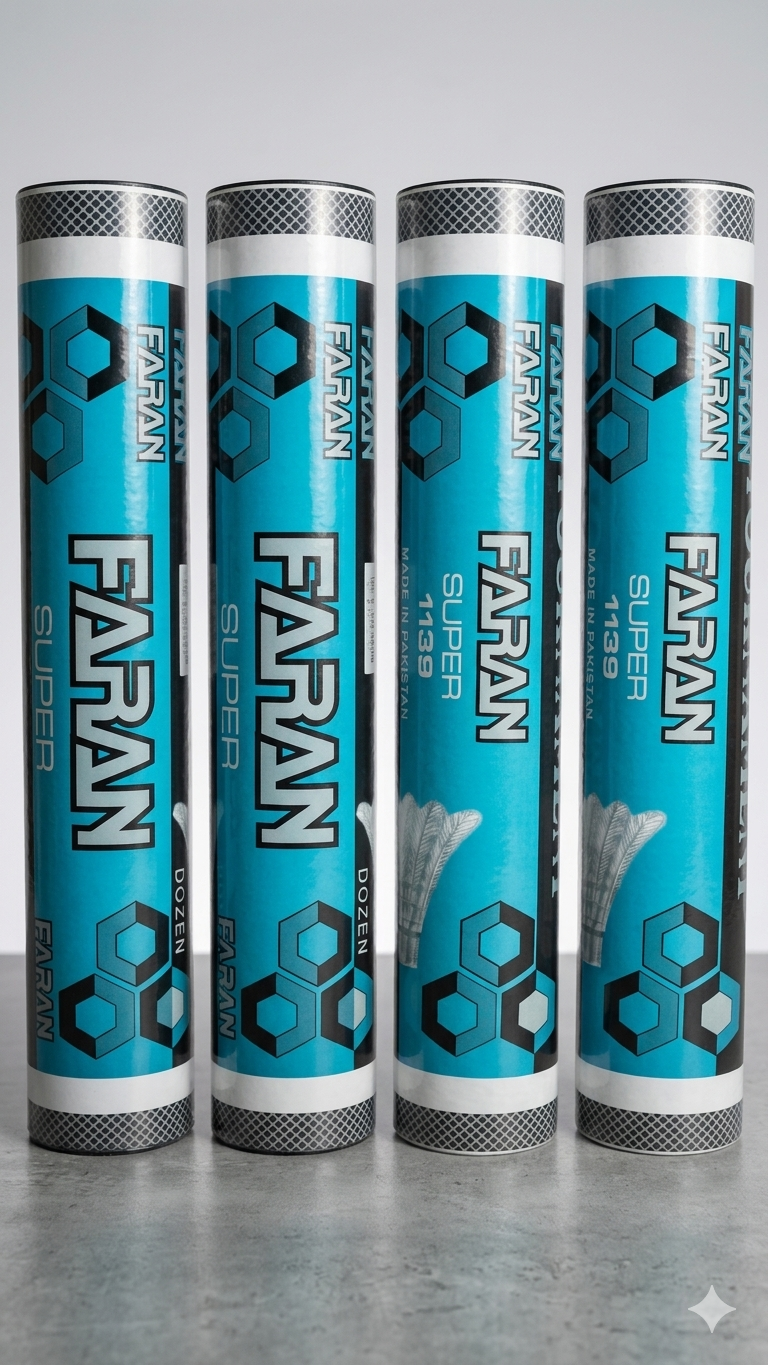 Faran Super 1139 Premium Tournament Shuttlecocks (Pack of 12 / One Dozen)