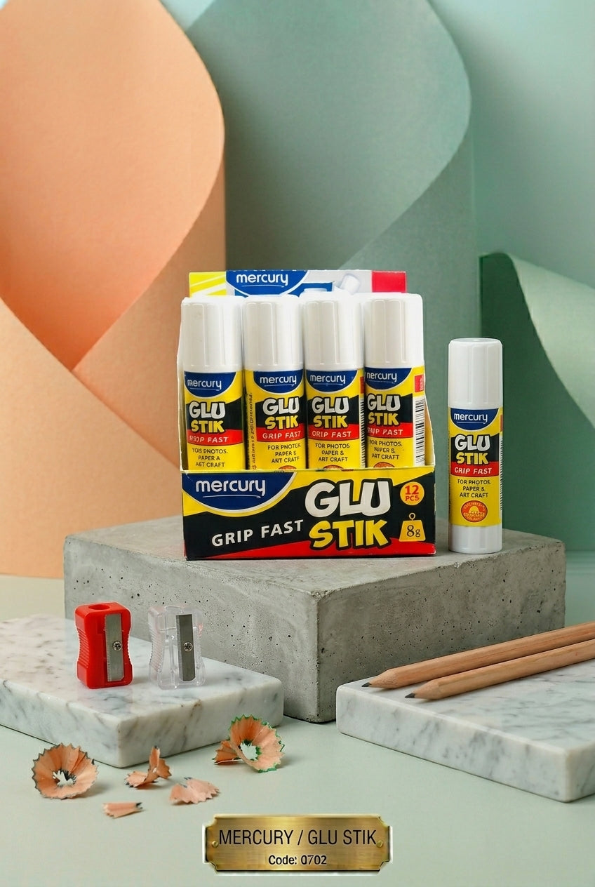 Mercury Glu Stik Grip Fast 8g - Pack of 12
