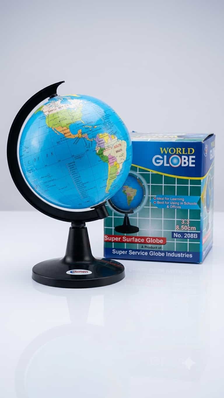 World Globe - Super Surface Globe 8.5cm