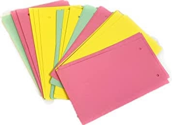 Manilla Folders - Multicolor (Pack of 10)
