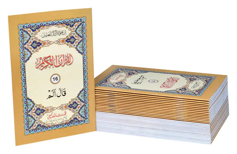 Holy Quran 30 Siparas Set - Full Set with Cover