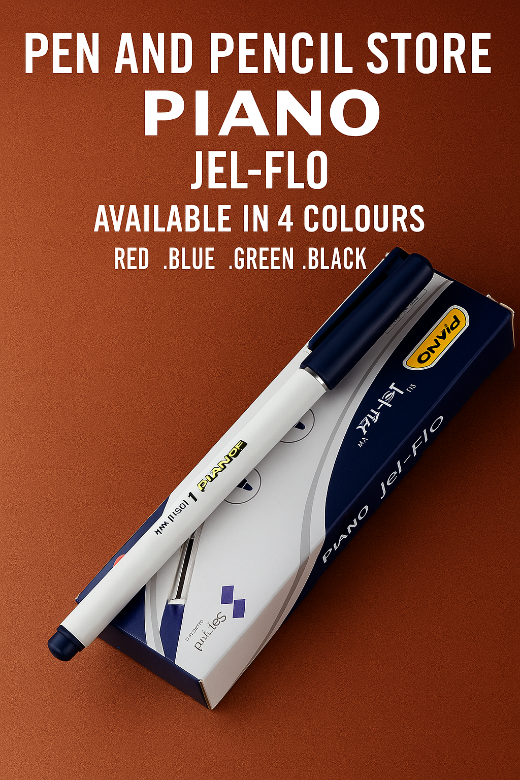 Piano Jel-Flo Ball Pen – Smooth Writing Performance