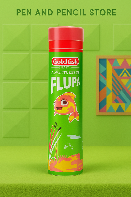 Goldfish East Adventures of Flupa Pencil Tube 24 colors