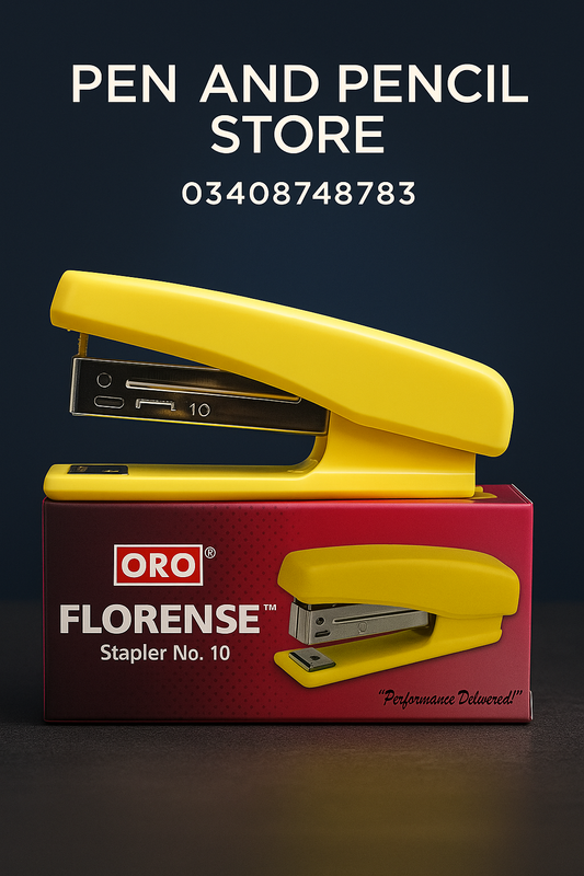 ORO Florense Stapler No.10 – Bright Yellow Edition