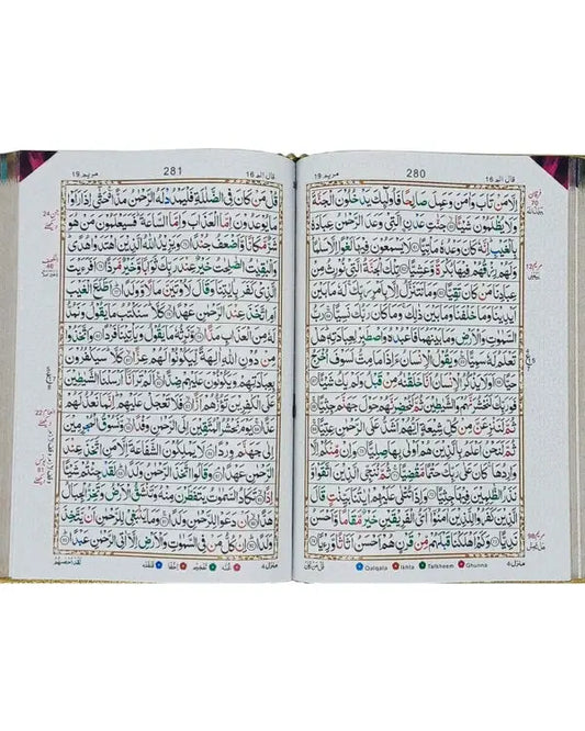 Holy Quran Colour Coded