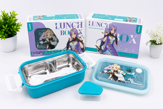 Anime Theme Stainless Steel Lunch Box