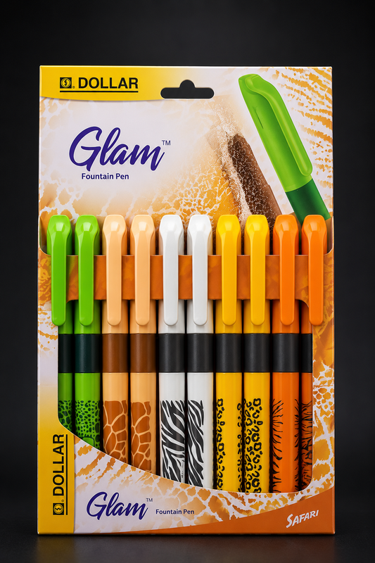 Dollar Glam Fountain Pen – 10 Pcs Pack