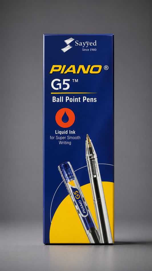 Piano G5 Ball Point Pens – Liquid Ink Smooth Writing Pens