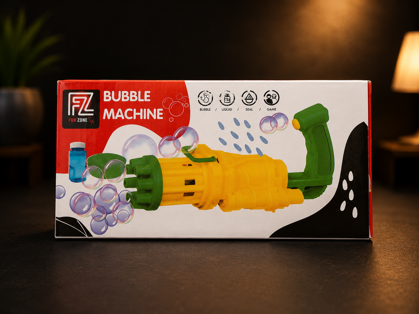 Fun Zone Bubble Machine Toy – Endless Bubble Fun for Kids