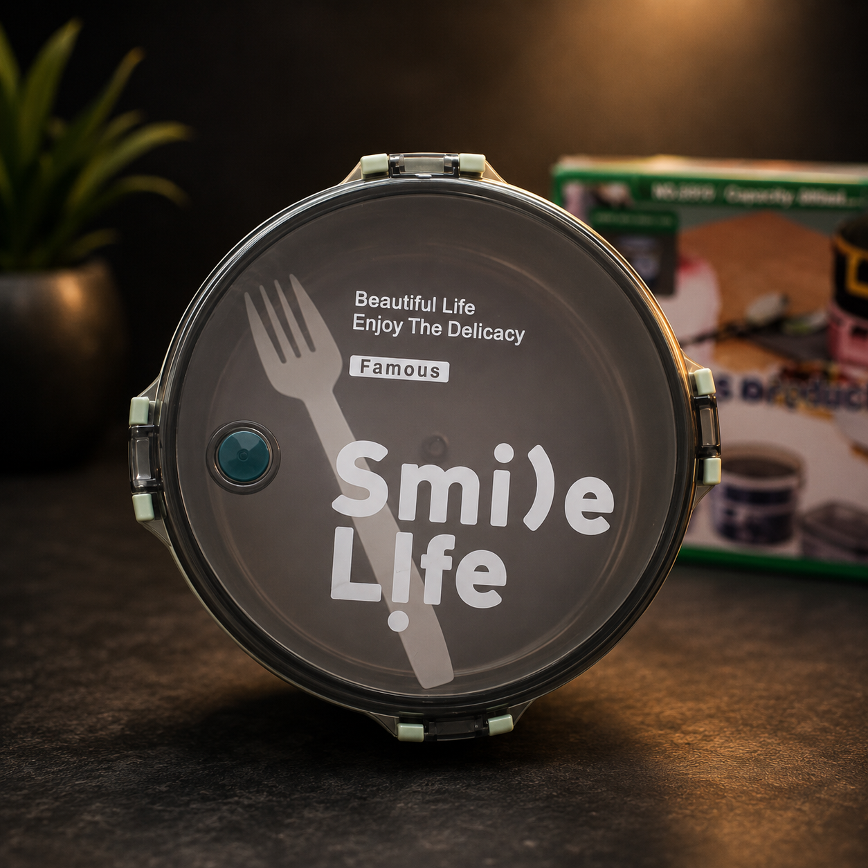 Round Lunch Box