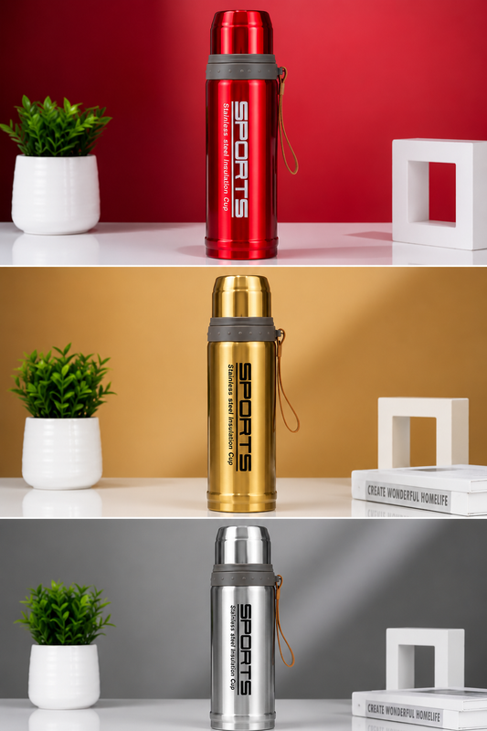 Sports Stainless Steel Insulation Cup – Premium Vacuum Flask - 800 ML