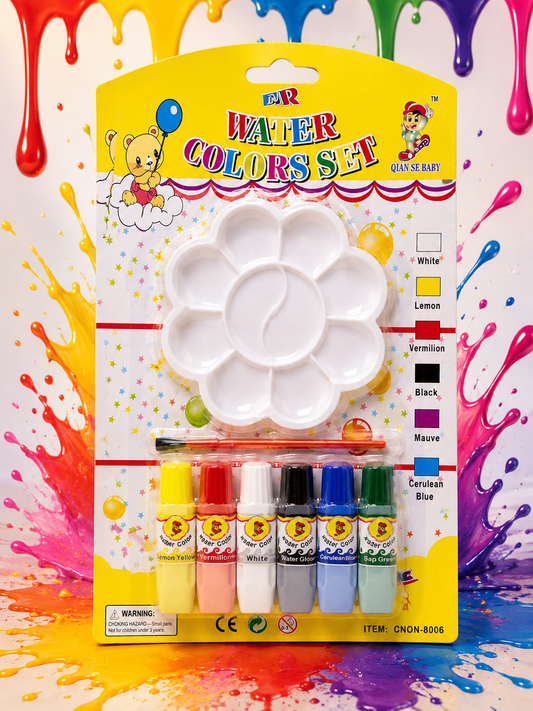 Kids Water Color Set with Palette & Brush