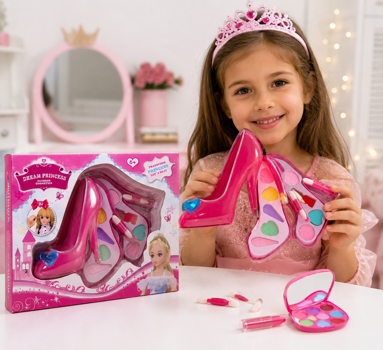 Dream Princess Fashion Cosmetics Makeup Set for Kids