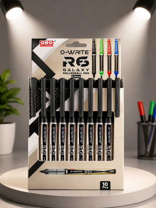 ORO O-WRITE RG Galaxy Rollerball Pen 0.6mm – Smooth & Professional Writing
