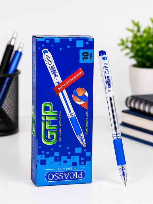 Picasso Grip Ball Point Pen (Pack of 10)
