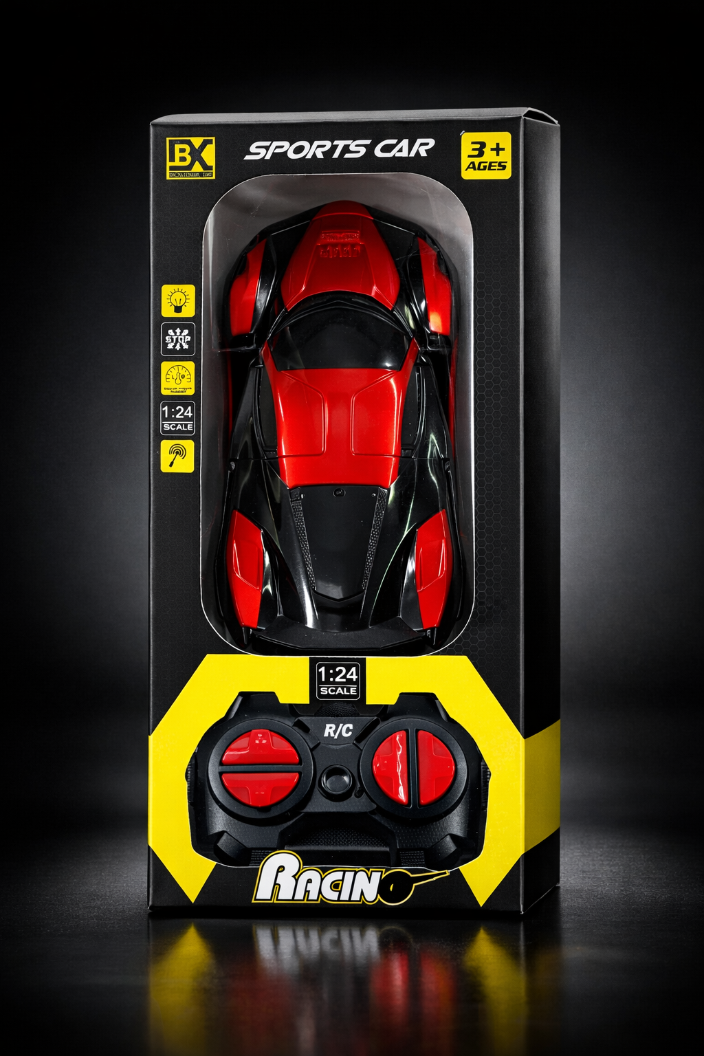 Experience high-speed excitement with this stylish Remote Control Sports Car,