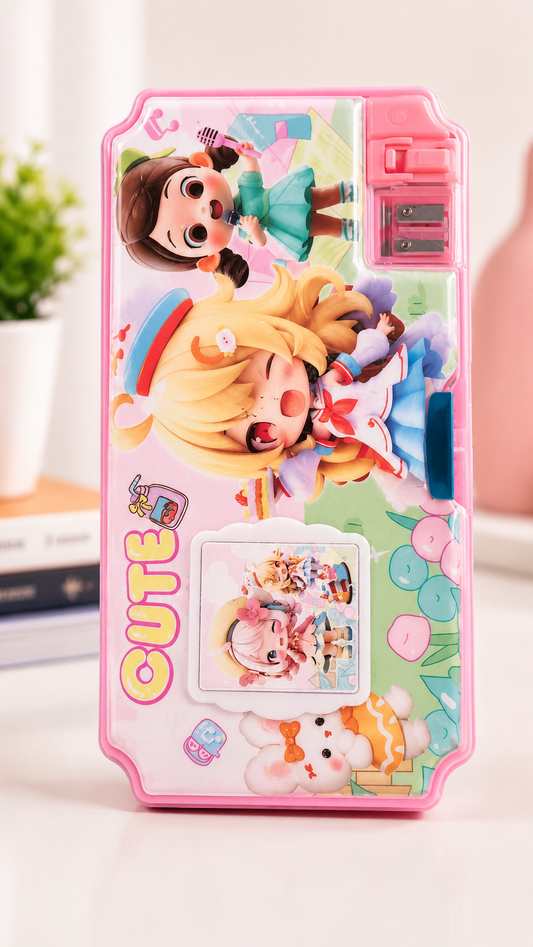 Cute Doll Geometry Box - Pink Cute Edition