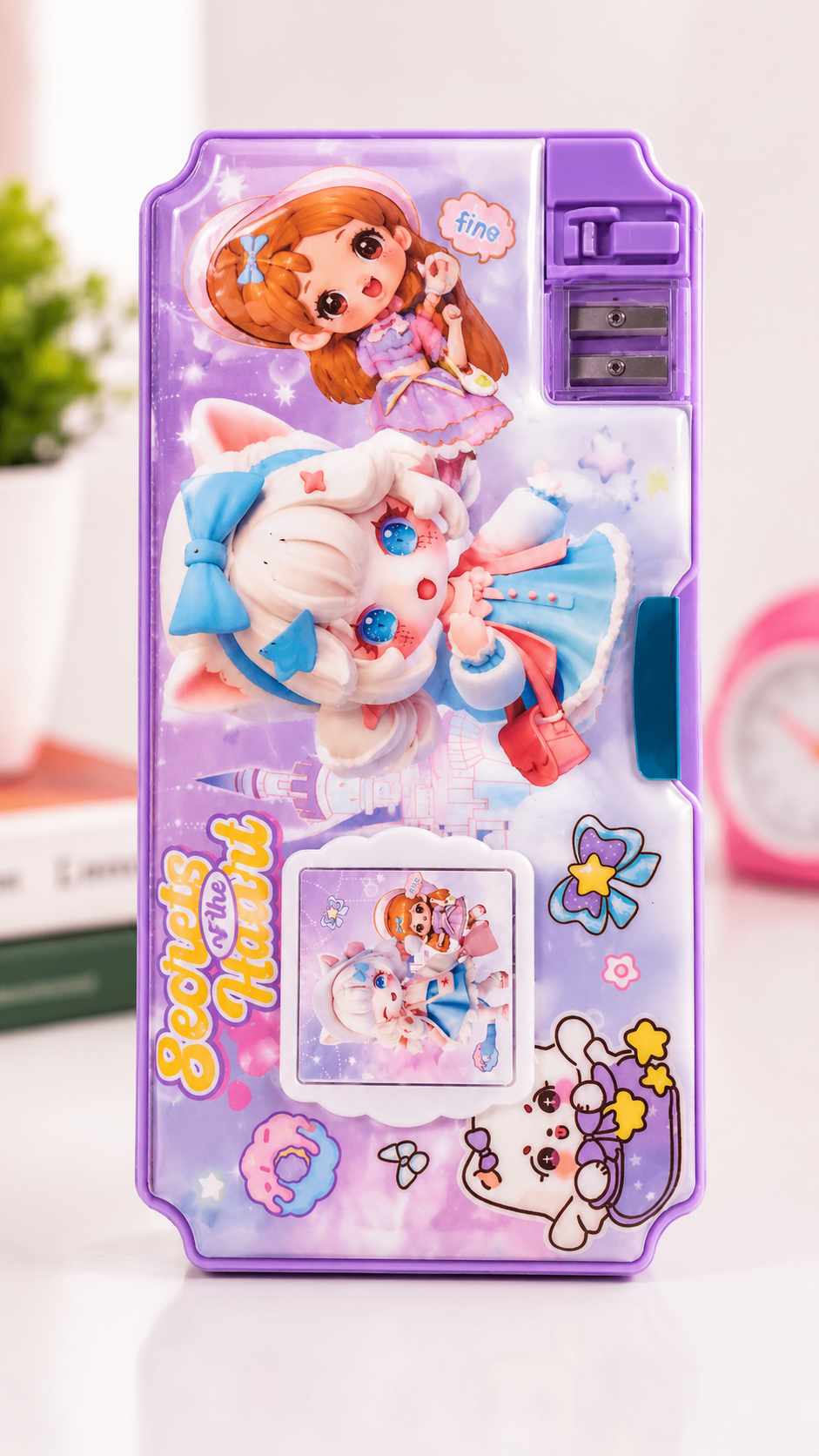 Cute Doll Geometry Box - Purple Secrets of the Heart