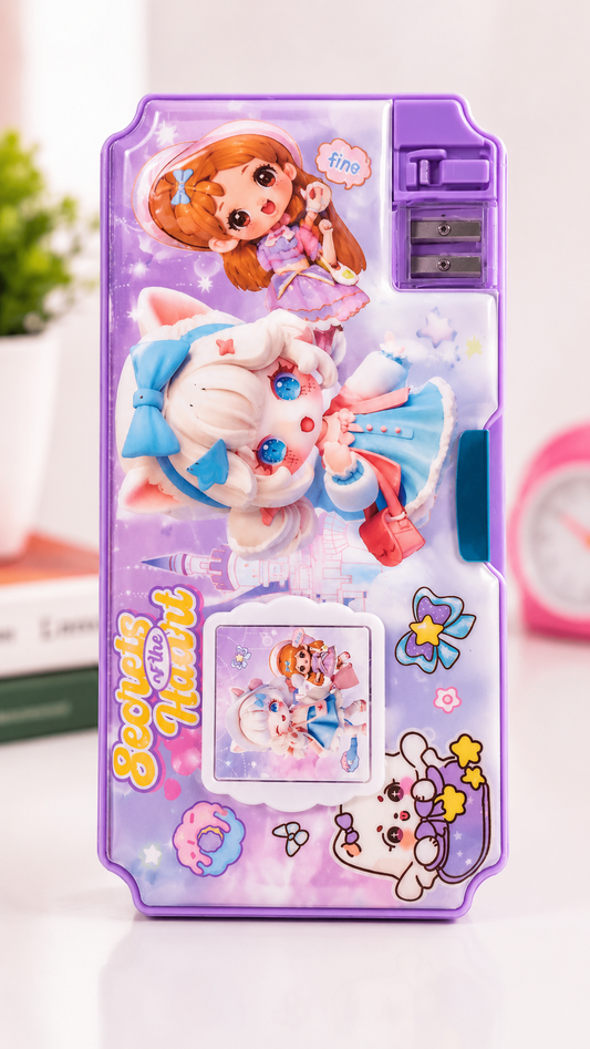Cute Doll Geometry Box - Purple Secrets of the Heart