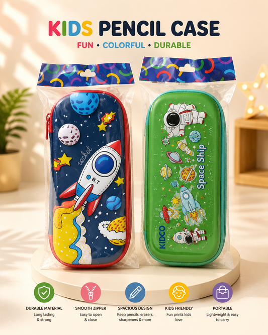 Kids Pencil Case – Fun, Colorful & Durable