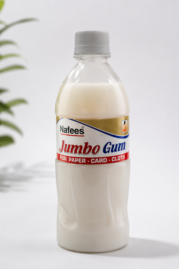 Nafees Jumbo Gum – Large Glue Bottle for Paper, Card & Cloth