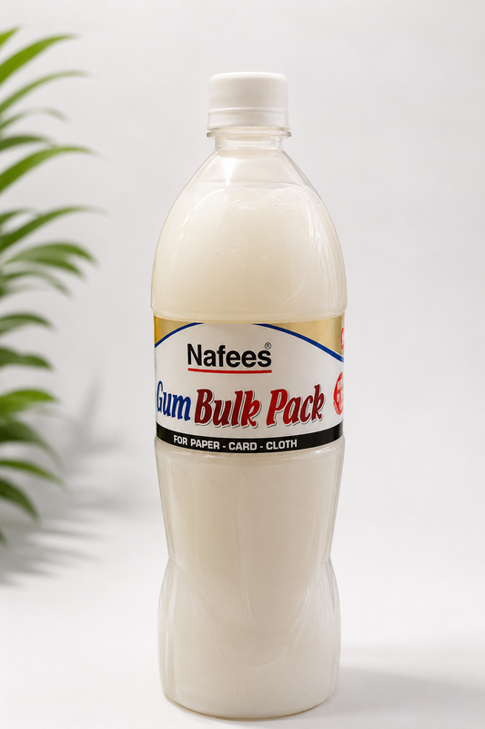 Nafees Gum Bulk Pack 1000ml – Glue for Paper, Card & Cloth