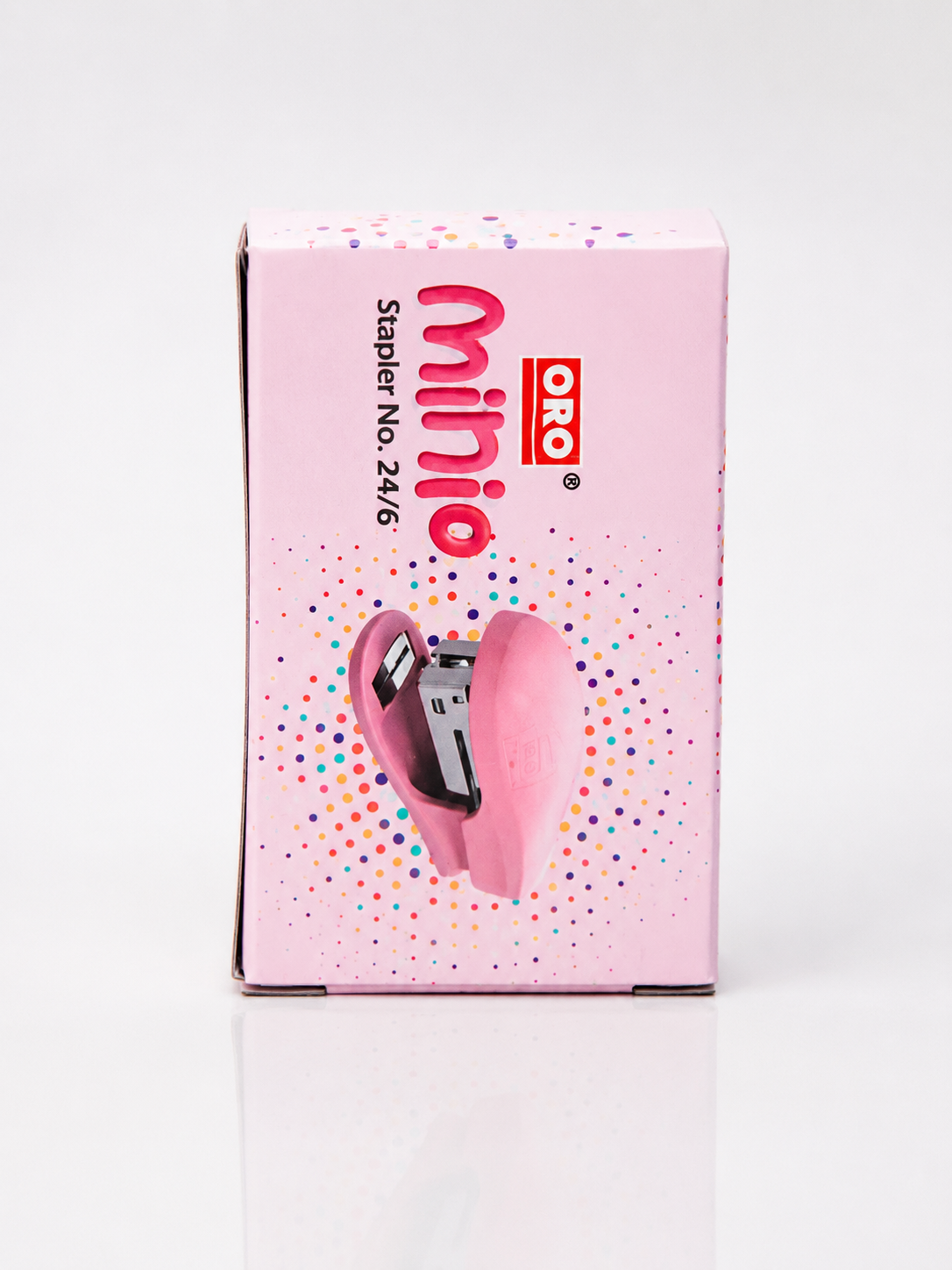 ORO Minio Mini Stapler No. 24/6 Pink