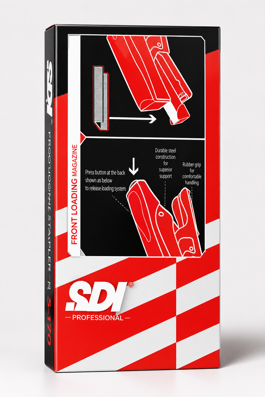 SDI Professional S-170 Plier Stapler Back Features