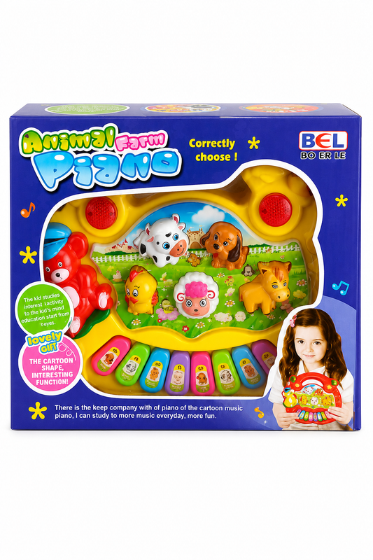 BEL Bo Er Le Animal Farm Piano Kids Musical Toy