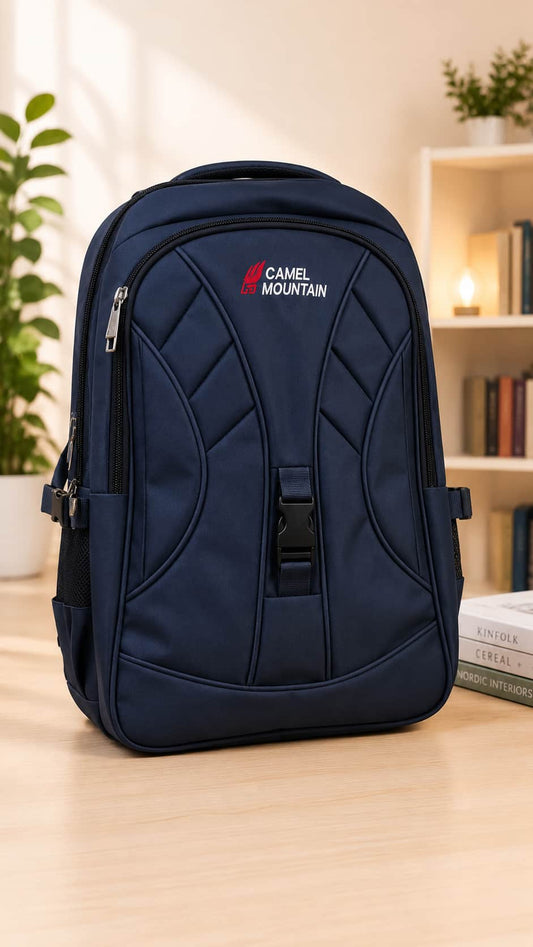 Z Zeesh Classic Boys School Backpack - Black