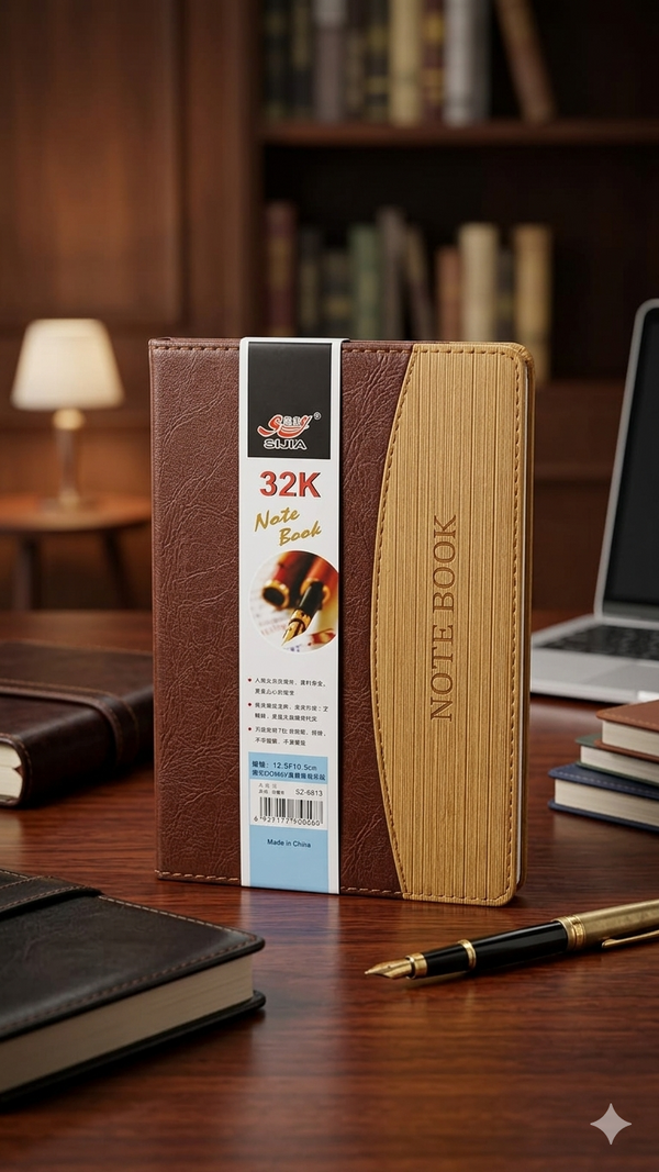 Premium Sijia 32K Dual-Tone Executive Notebook