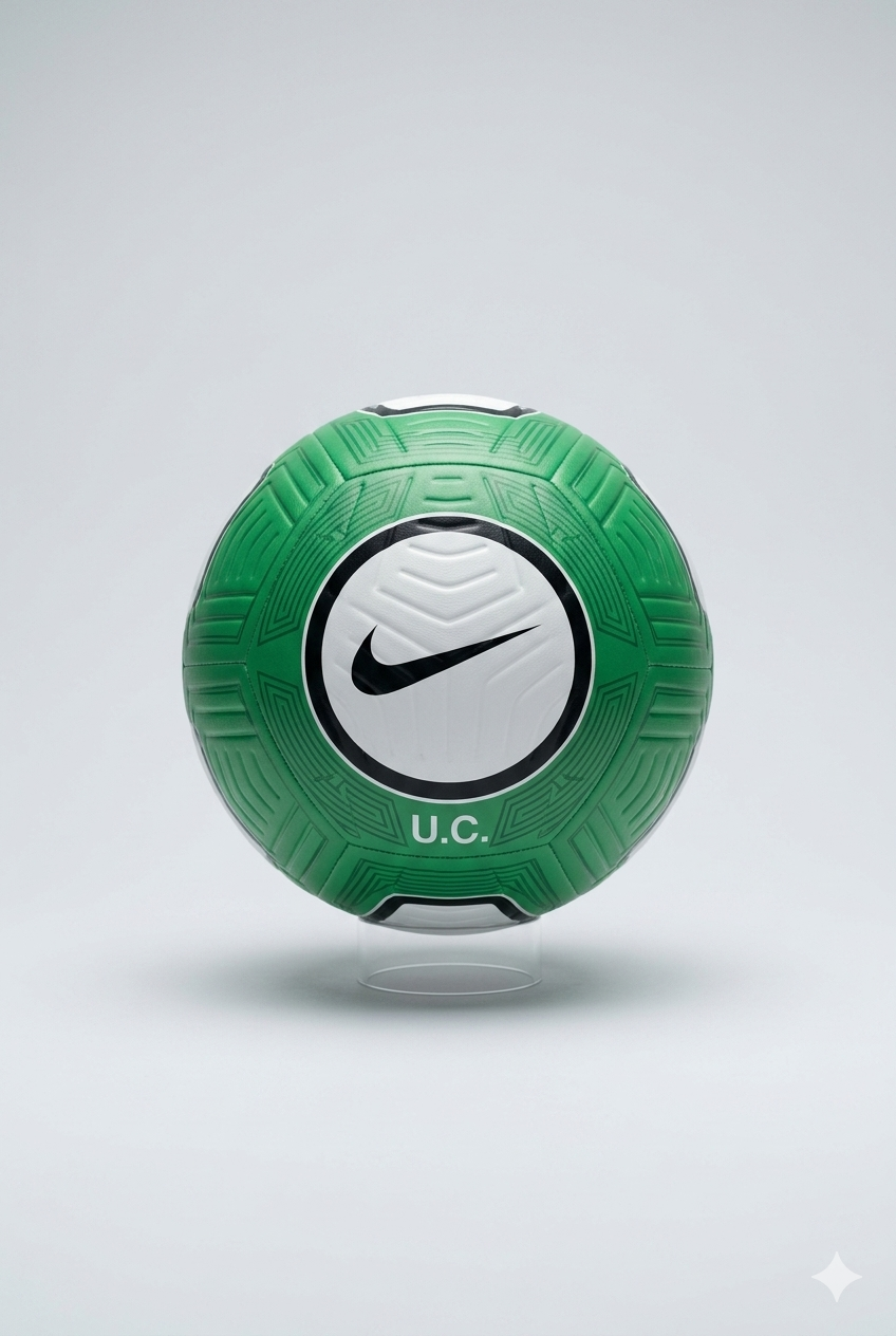 🌟 Nike Premium Edition Football – Vibrant Green & White