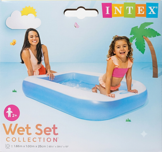 Intex Inflatable Rectangular Pool 5.5 FT