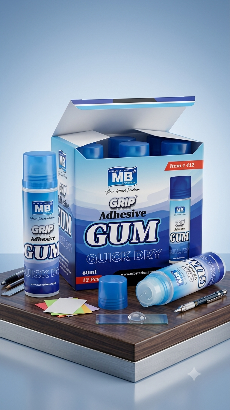 MB Grip Adhesive Gum Quick Dry 60ml - 1 Piece