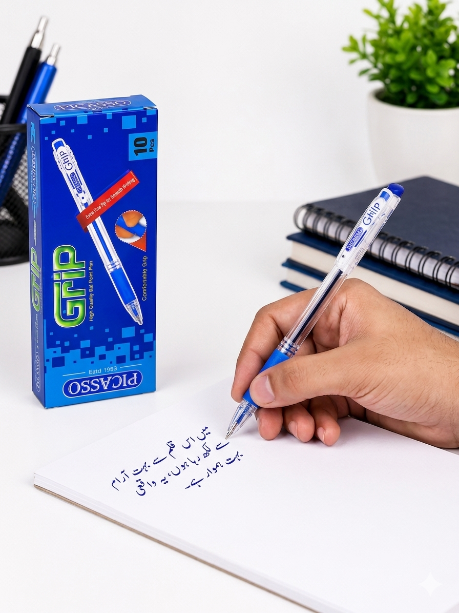 Picasso Grip Ball Point Pen (Pack of 10)
