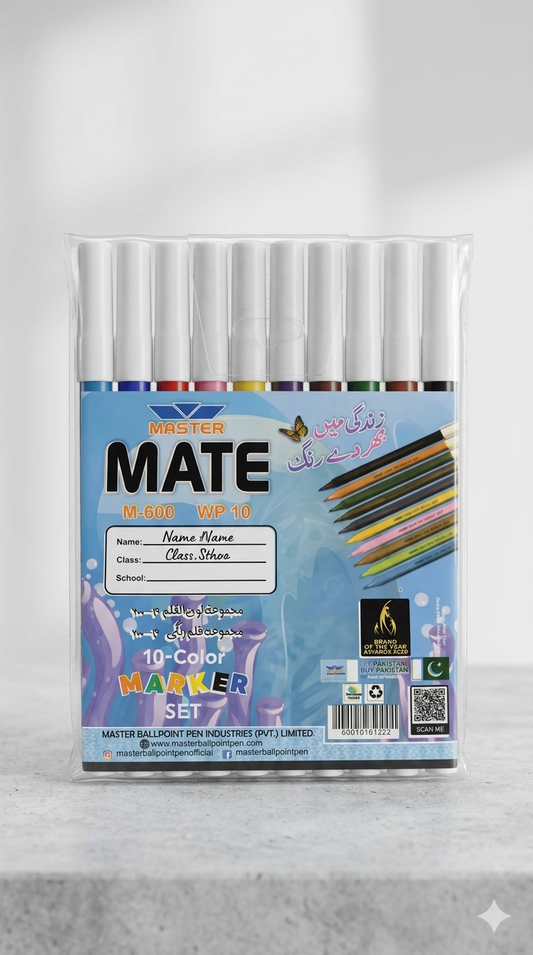Master MATE M-600 Marker Set - 10 Colors