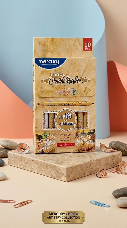 Mercury Brito Double Marker Premium 804+805 - Pack of 10