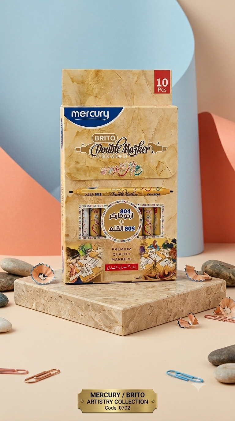 Mercury Brito Double Marker Premium 804+805 - Pack of 10