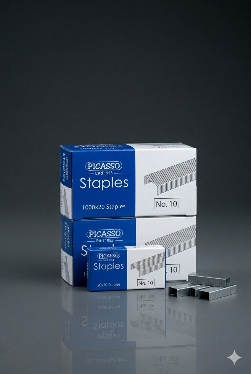 Picasso Staples No.10 Estd 1953 - 20x50 Staples (Single Box)
