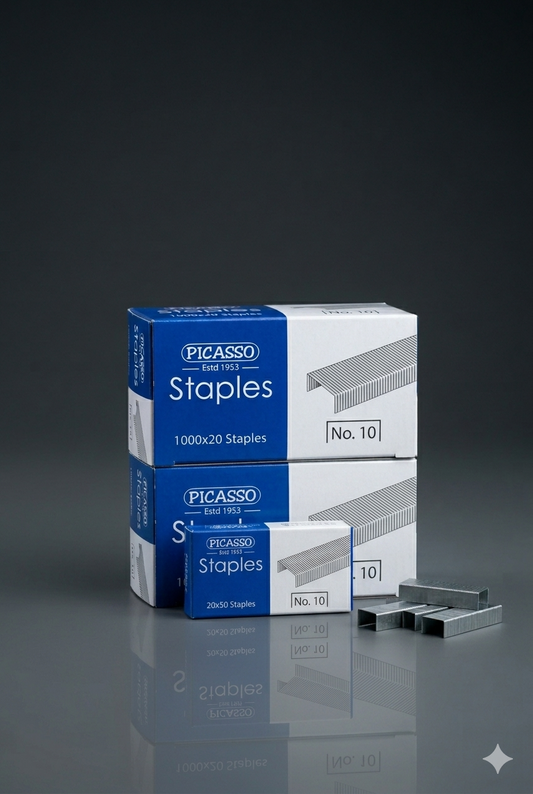 Picasso Staples No.10 Estd 1953 - 20x50 Staples (Single Box)