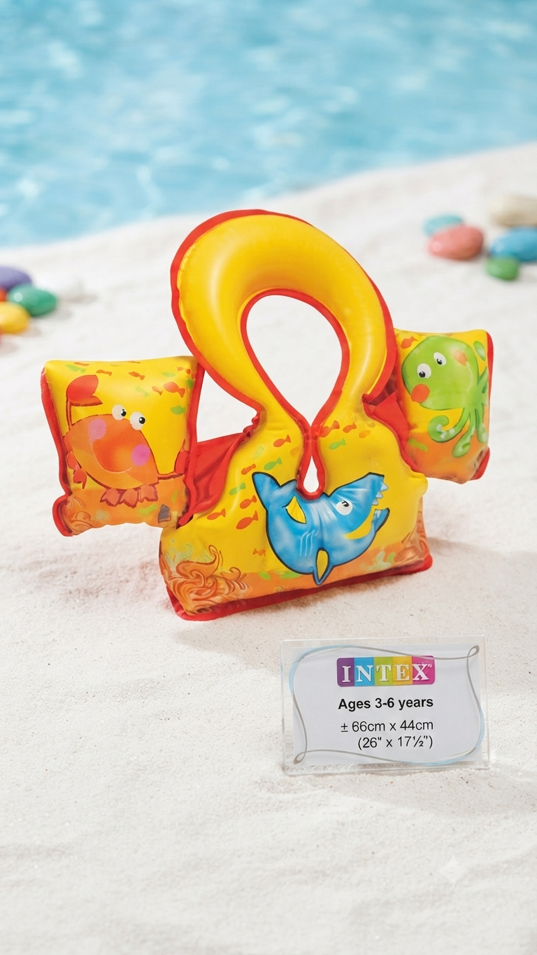 INTEX Kids Inflatable Swim Vest - Ages 3-6 Years