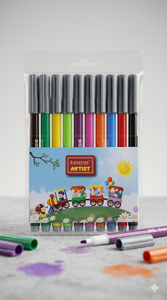 Signature Artist Marker Set - 12 Colors
