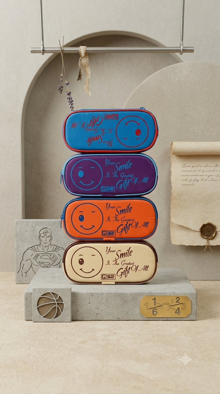 GBOE Smile Pencil Pouch – "Your Smile is the Greatest Gift of All"