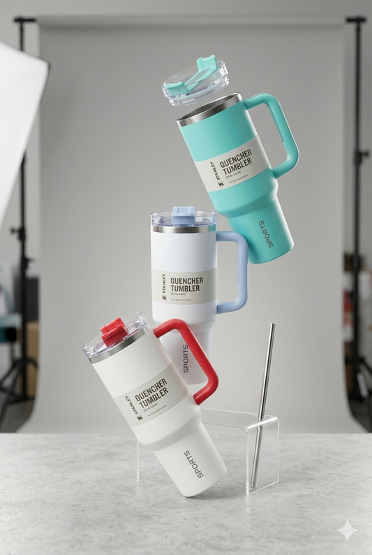 🥤 Premium Stainless Steel Quencher Tumblers – Multi-Color Edition