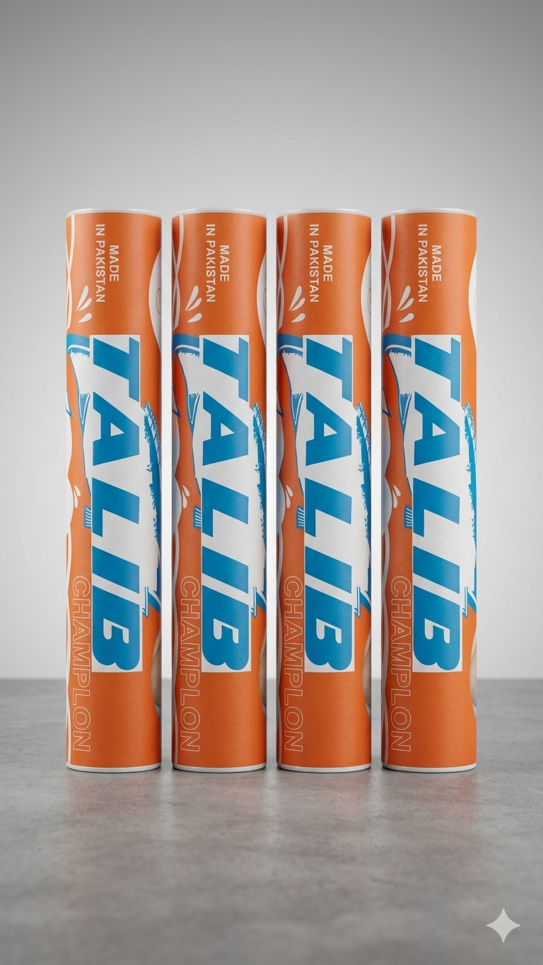 Talib Champion Premium Badminton Shuttlecocks (Pack of 12 / One Dozen)