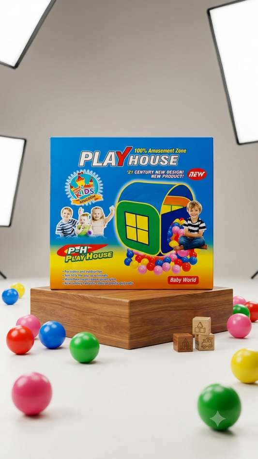 P-H Play House Kids Tent - 100% Amusement Zone