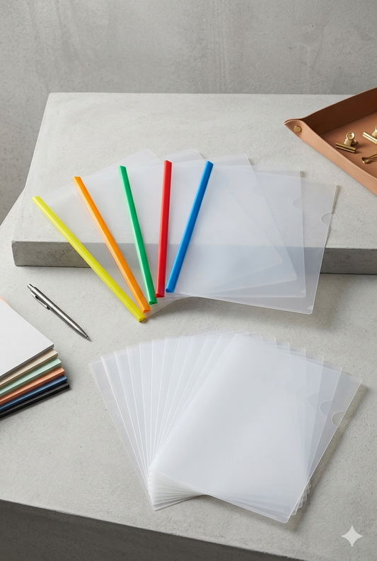 Clear Strip File - Multicolor (Quotation File)